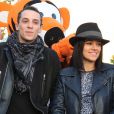 Exclusif - La chanteuse Alizée officialise sa relation avec Gregoire Lyonnet lors du coup d'envoi des illuminations de Noël à Ajaccio le 7 decembre 2013 en presence de son papa, de sa fille Annily et du maire d'Ajaccio Simon Renucci.