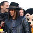 Exclusif - La chanteuse Alizée officialise sa relation avec son compagnon le danseur Gregoire Lyonnet lors du coup d'envoi des illuminations de Noël à Ajaccio le 7 decembre 2013 en presence de son papa, de sa fille Annily et du maire d'Ajaccio Simon Renucci.
