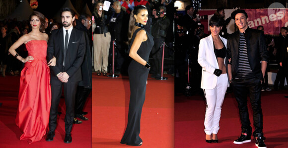 Tal, Alizée et Shy'm aux NRJ Music Awards 2013, à Cannes le 14 décembre 2013.