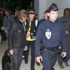 Arrivée de Johnny Hallyday et sa famille à Paris, le 8 décembre 2013.