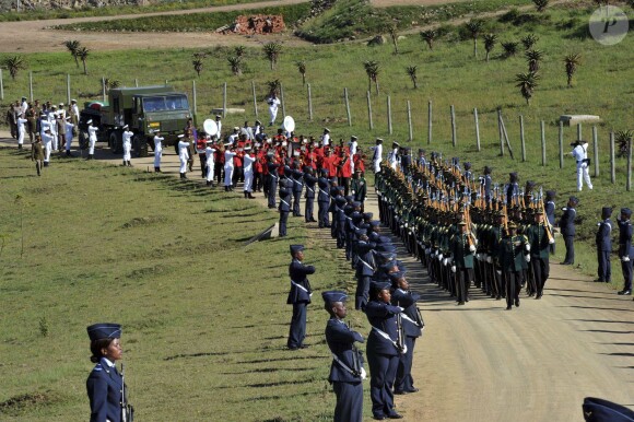 Funérailles de Nelson Mandela à Qunu en Afrique du Sud le 15 décembre 2013.