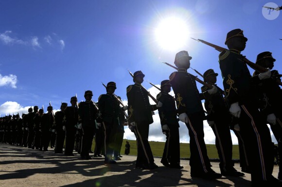 Funérailles de Nelson Mandela à Qunu en Afrique du Sud le 15 décembre 2013.