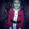 Maddie, fille de Jamie Lynn Spears, dans son pyjama spécial Noël.