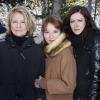 Les membres du jury Nicole Garcia (présidente), Anna Mouglalis et Anaïs Demoustier lors du Festival du cinéma européen des Arcs le 14 décembre 2013