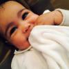 Kim Kardashian a posté une nouvelle photo de North sur Instagram, le 16 décembre 2013.