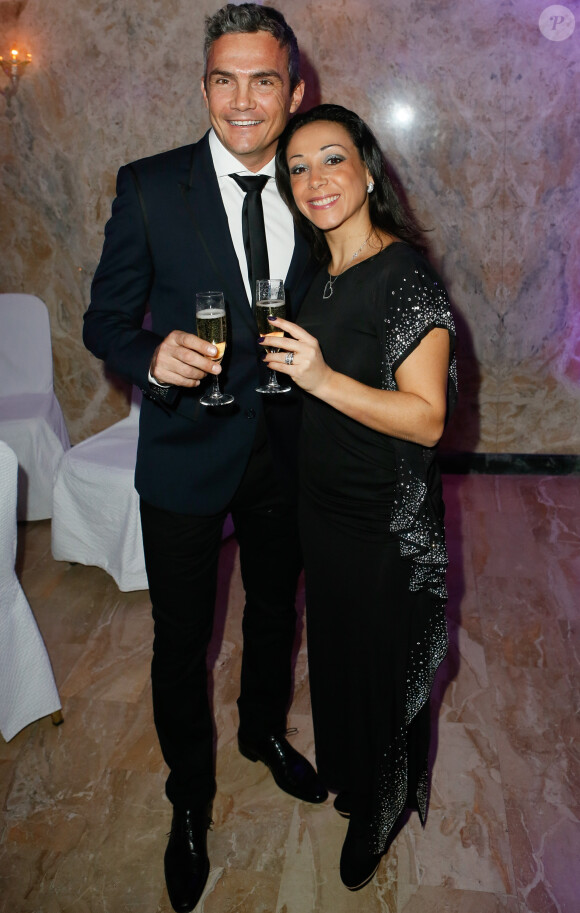 Richard Virenque et Sarah Abitbol - Soirée "The Best Awards 2013" de Massimo aux Salons Hoche à Paris, le 16 décembre 2013.