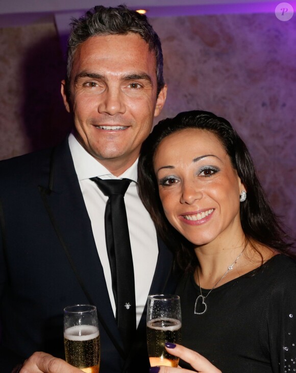 Richard Virenque et Sarah Abitbol - Soirée "The Best Awards 2013" de Massimo aux Salons Hoche à Paris, le 16 décembre 2013.