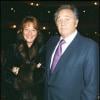 Roger Hanin et sa fille Isabelle, à Paris le 15 janvier 2004.