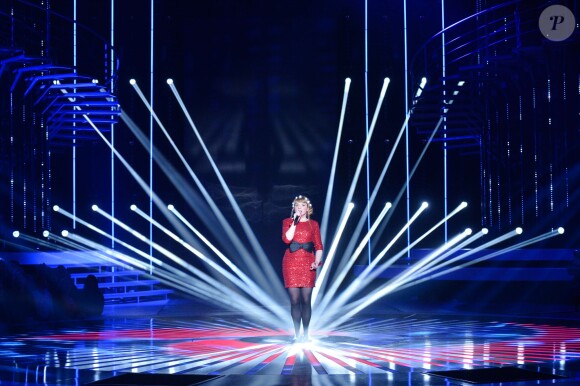 EXCLUSIF - Luce sur le Prime de la Nouvelle Star Fête Noel sous le chapiteau de l'arche Saint Germain à Issy-Les-Moulineaux, le 16 décembre 2013