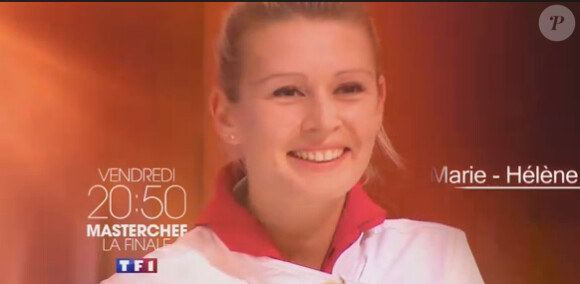 Marie-Hélène dans Masterchef 4, la finale, le 20 décembre sur TF1.