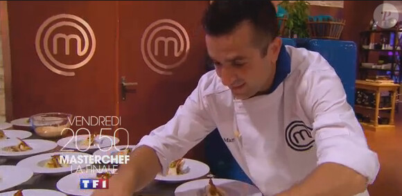 Le finaliste Marc dans Masterchef 4, la finale, le 20 décembre sur TF1.