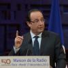 Exclusif - François Hollande lors du 50e anniversaire de la maison de la radio à Paris le 17 decembre 2013.