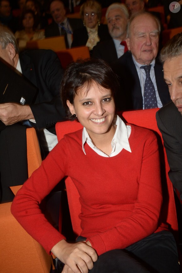 Exclusif - Najat Vallaud-Belkacem lors du 50e anniversaire de la maison de la radio à Paris le 17 decembre 2013.