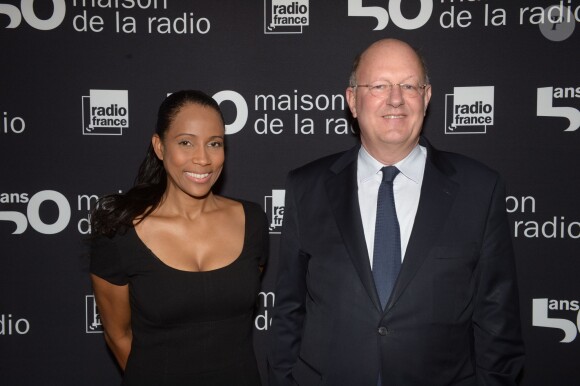 Exclusif - Christine Kelly, Remy Pflimlin lors du 50e anniversaire de la maison de la radio à Paris le 17 decembre 2013.