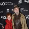 Exclusif - Jean-Pierre Marielle et sa femme Agathe Natanson lors du 50e anniversaire de la maison de la radio à Paris le 17 decembre 2013.