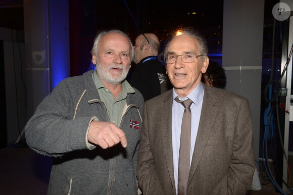 Exclusif - Jerome Bonaldi et Francois de Closets lors du 50e anniversaire de la maison de la radio à Paris le 17 decembre 2013.
