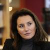 Cécilia Attias présente son livre Une Envie de Vérité lors d'une séance de dédicaces à la librairie Filigrannes, à Bruxelles, en Belgique, le 6 décembre 2013.