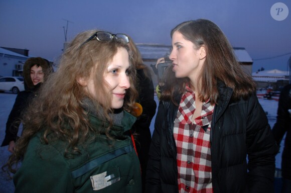 Maria Alekhina et Nadejda Tolokonnikova se sont retrouvées à Krasnoïarsk le 24 décembre 2013. 