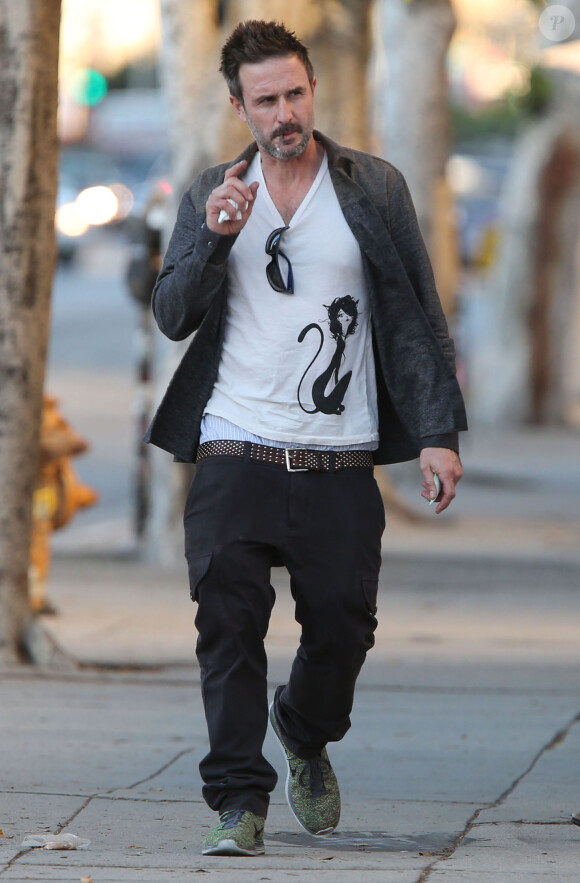 Exclusif - David Arquette fait du shopping à West Hollywood, le 23 décembre 2013.