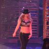 Britney Spears sur la scène de l'Axis Theater, au Planet Hollywood de Las Vegas, pour son concert Piece of me, le vendredi 27 décembre 2013.
