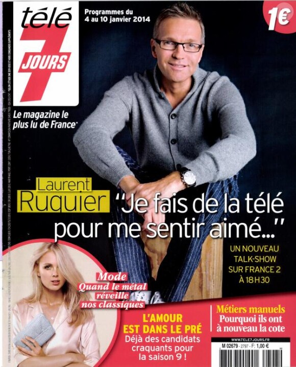 Magazine Télé 7 jours du 4 janvier 2014.