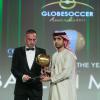 Franck Ribéry à l'honneur lors de la cérémonie des Global Soccer de la 8e édition de la Dubai International Sports Conference à Dubaï, le 28 décembre 2013