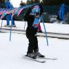 Zuma, 5 ans, en plein cours de ski à Mammoth, le 31 décembre 2013.