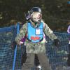 Kingston, 7 ans, en plein cours de ski à Mammoth, le 30 décembre 2013.