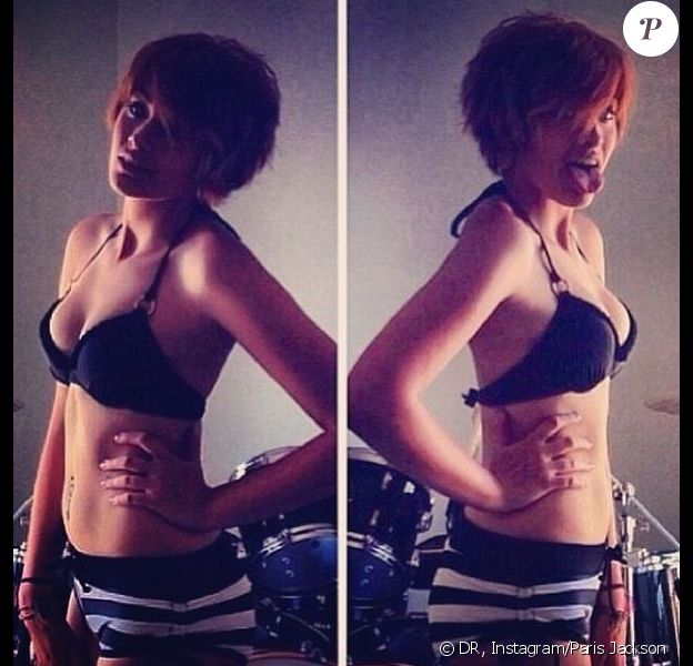 Paris Jackson pose en bikini sur Instagram, le 2 janvier 2014.