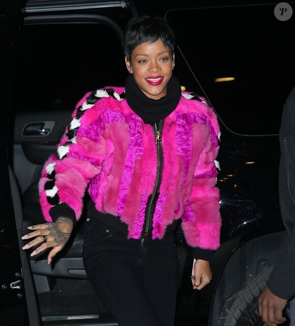 Rihanna à New York, le 17 décembre 2013.