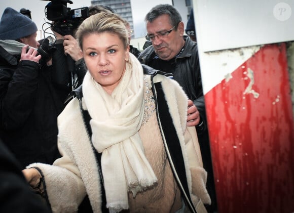 Corinna Schumacher, lors de son arrivée au CHU de Grenoble, le 3 janvier 2014