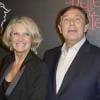 Jean-Pierre Foucault et sa femme Evelyne au Théâtre Mogador à Paris le 24 octobre 2013.