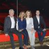 Exclusif - Nicole et Gilbert Coullier, Eleonore de Galard et Roberto Ciurleo les co-producteurs du spectacle "Robin des Bois" posent lors de la dernière représentation au Palais des Congrès à Paris, le 5 janvier 2014.