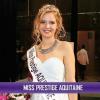 Miss Prestige Aquitaine, Julie Deces, candidate pour le titre de Miss Prestige National 2014