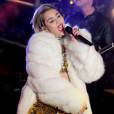 Miley Cyrus à New York. Le 31 décembre 2013.