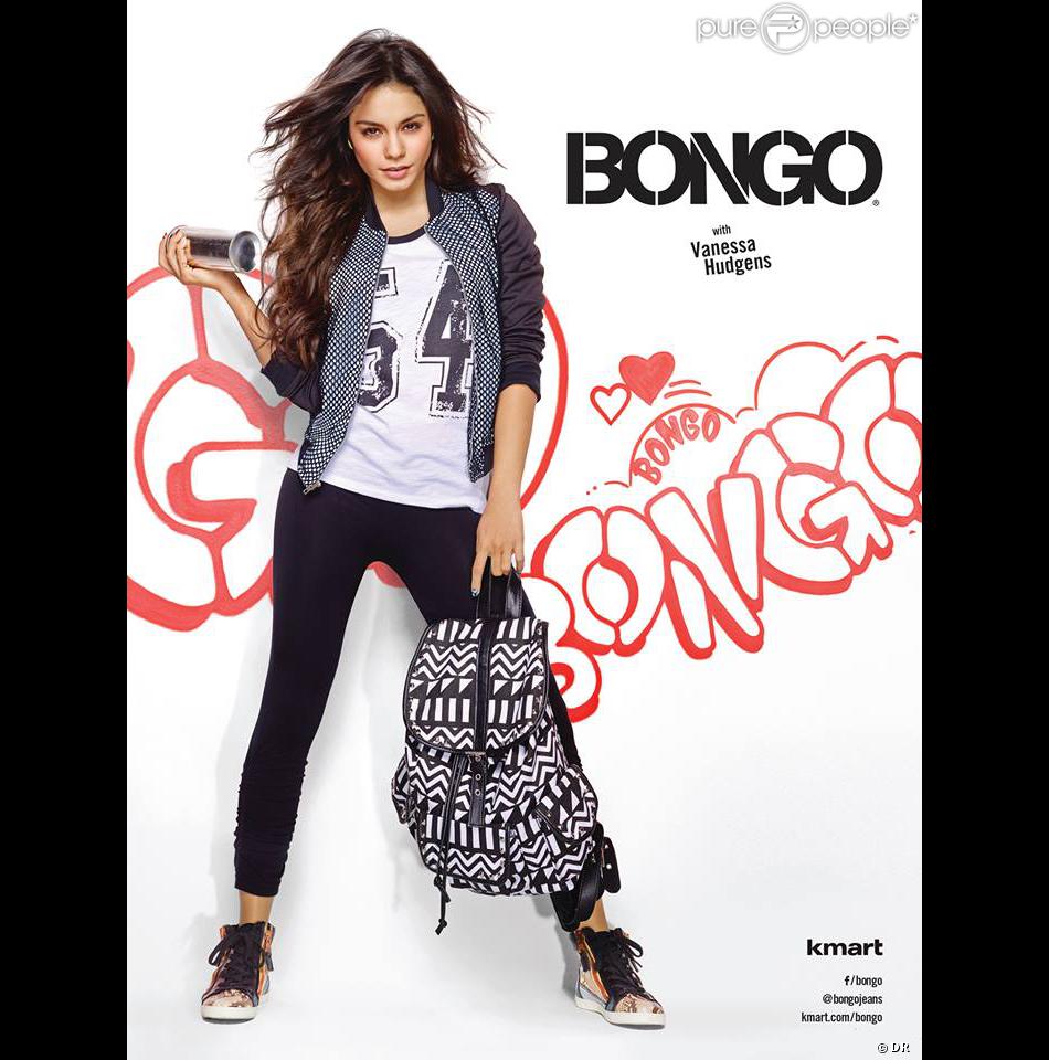 L&#039;actrice Vanessa Hudgens s&#039;associe à la marque Bongo pour une nouvelle campagne publicitaire.