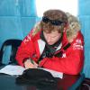 Le prince Harry se préparant à la base Novo en Antarctique pour le Virgin Money South Pole Allied Challenge au profit de l'association Walking with the Wounded, en décembre 2013