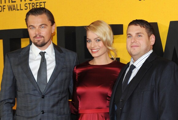 Leonardo DiCaprio, Margot Robbie, Jonah Hill - Premiere du film "Le Loup de Wall Street" a Londres le 9 janvier 2014. 09th January , 2014. 'The Wolf Of Wall Street' UK premiere held at the Odeon Leicester Square, London.09/01/2014 - London