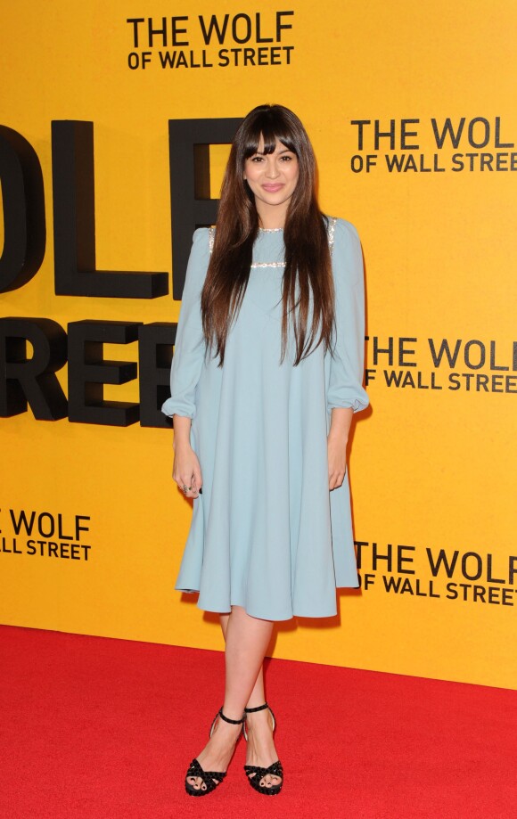 Zara Martin lors de la première du film Le loup de Wall Street au Odeon Leicester Square à Londres, le 9 janvier 2014.