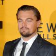 Leonardo DiCaprio lors de la première du film Le loup de Wall Street au Odeon Leicester Square à Londres, le 9 janvier 2014.