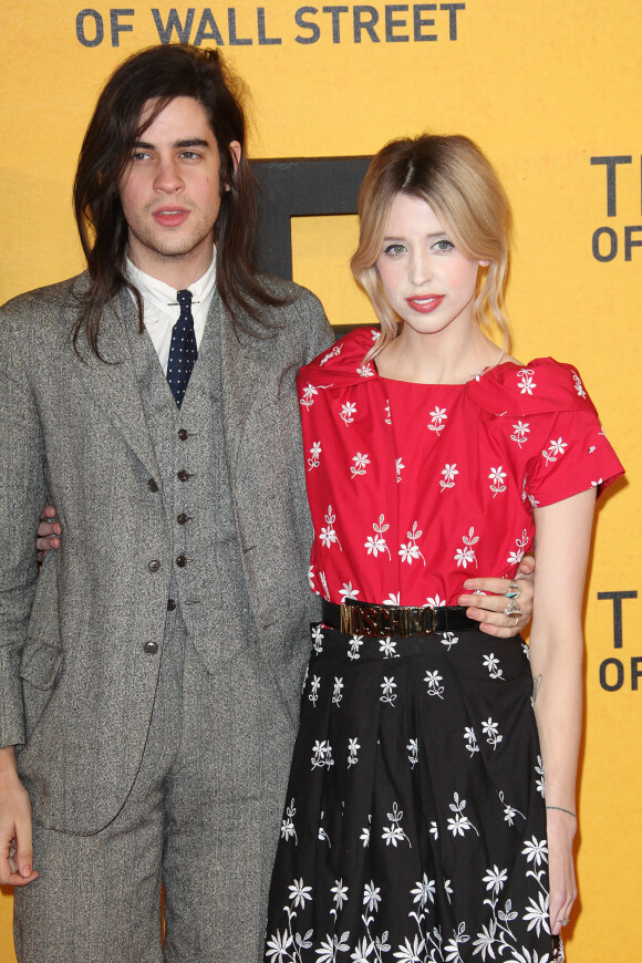 Peaches Geldof et son mari Thomas Cohen lors de la première du film Le loup de Wall Street au Odeon Leicester Square à Londres, le 9 janvier 2014.