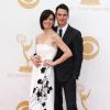 Julianna Margulies et son mari à la 65e cérémonie annuelle des "Emmy Awards" à Los Angeles, le 22 septembre 2013.