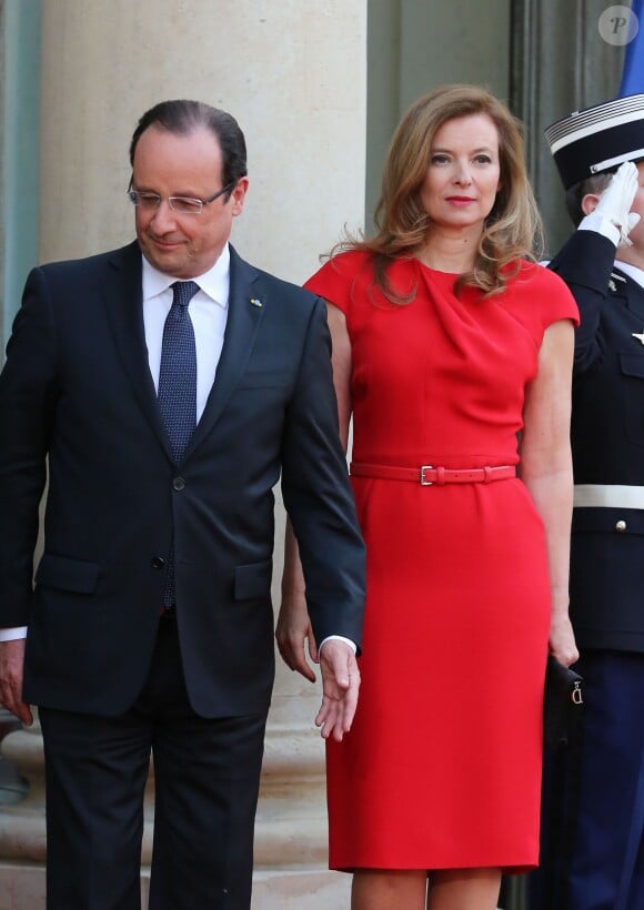 François Hollande et Valérie Trierweiler à Paris, le 7 mai 2013.