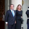François Hollande et Valérie Trierweiler au palais de l'Elysée à Paris, le 3 septembre 2013.