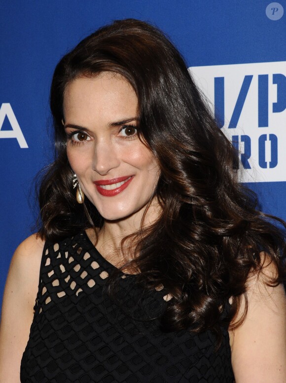 Winona Ryder lors du gala de charité organisé par Sean Penn au profit d'Haïti à Los Angeles, le 11 janvier 2014.