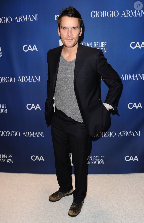 Balthazar Getty lors du gala de charité organisé par Sean Penn au profit d'Haïti à Los Angeles, le 11 janvier 2014.