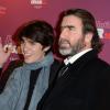 Alain-Fabien Delon et Eric Cantona arrivant au dîner au Meurice des Révélations des César le 13 janvier 2014