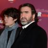 Alain-Fabien Delon et Eric Cantona arrivant au dîner au Meurice des Révélations des César le 13 janvier 2014