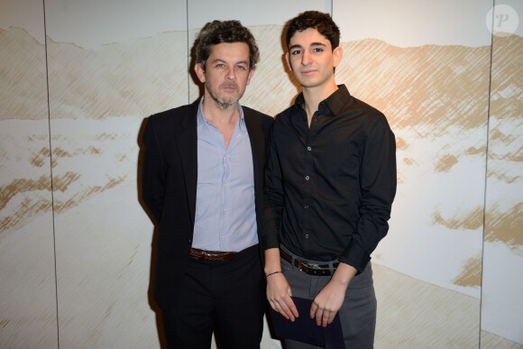 Thierry de Peretti et Hamza Meziani lors du cocktail dans les salons Chaumet pour les Révélations des César, à Paris le 13 janvier 2014