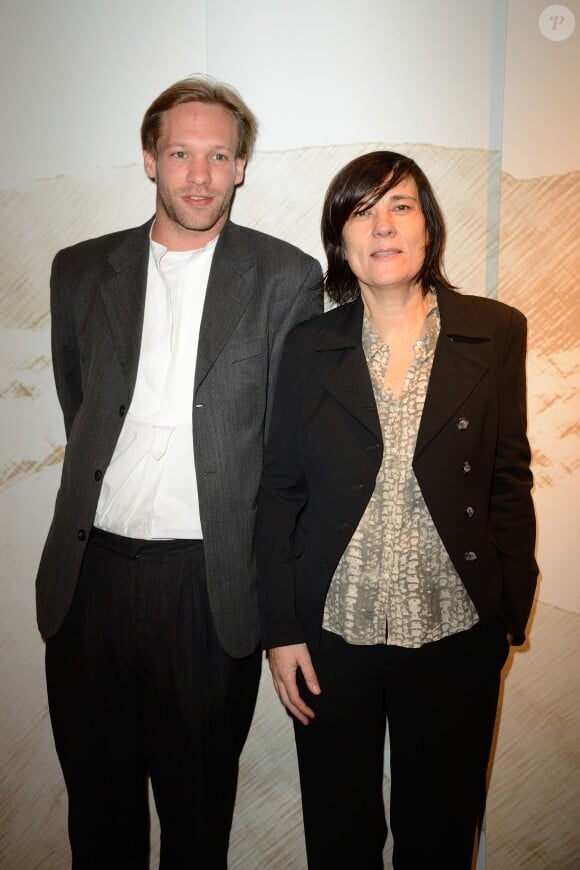 Paul Hamy et Catherine Corsini lors du cocktail dans les salons Chaumet pour les Révélations des César, à Paris le 13 janvier 2014
